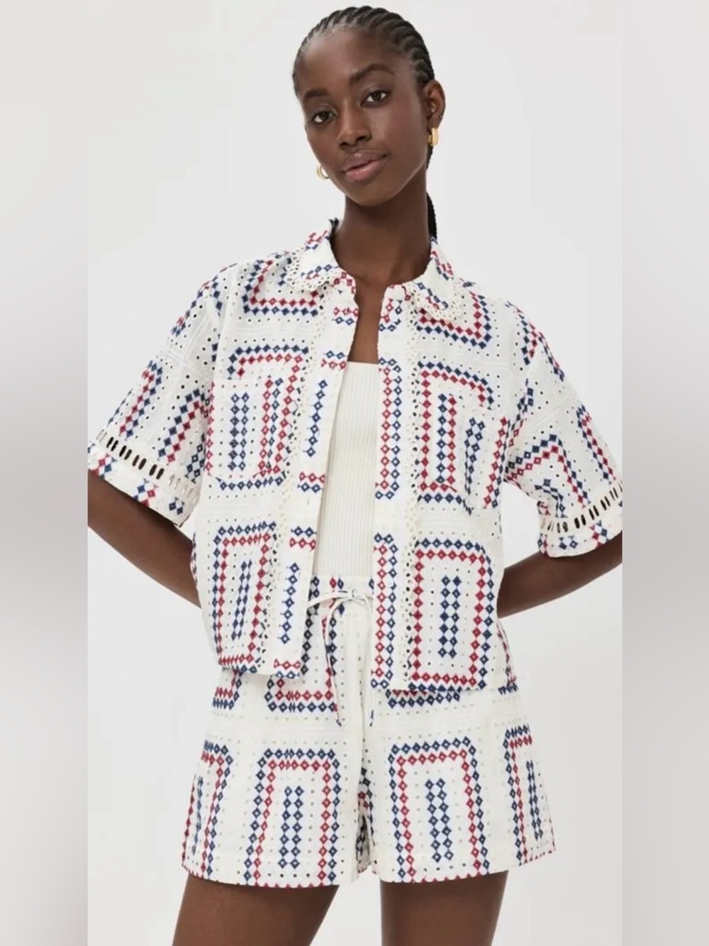 Hill House Eyelet Annette Top and Audrey Short